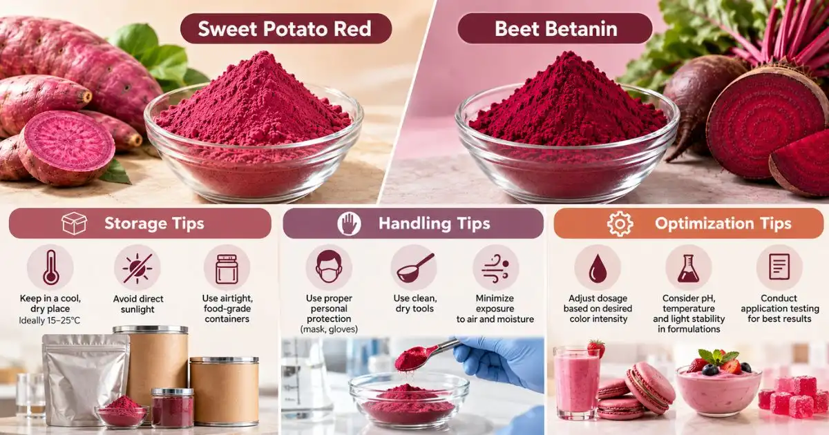 sweet potato Storage, Handling, and Optimization Tips