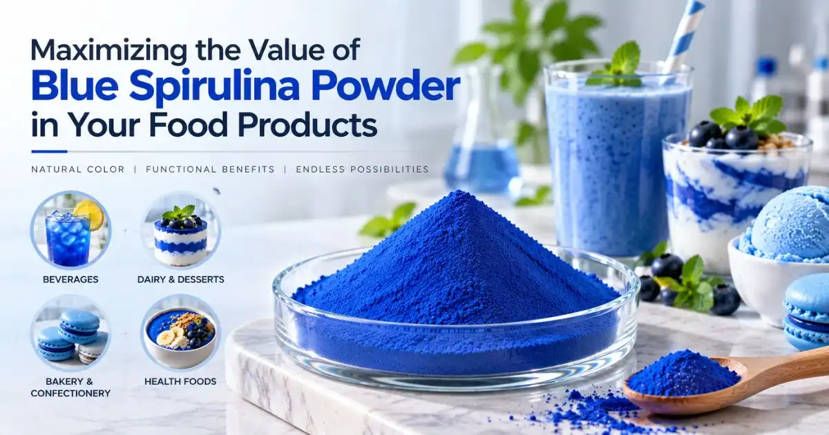 maximizing value  of blue psirulina powder