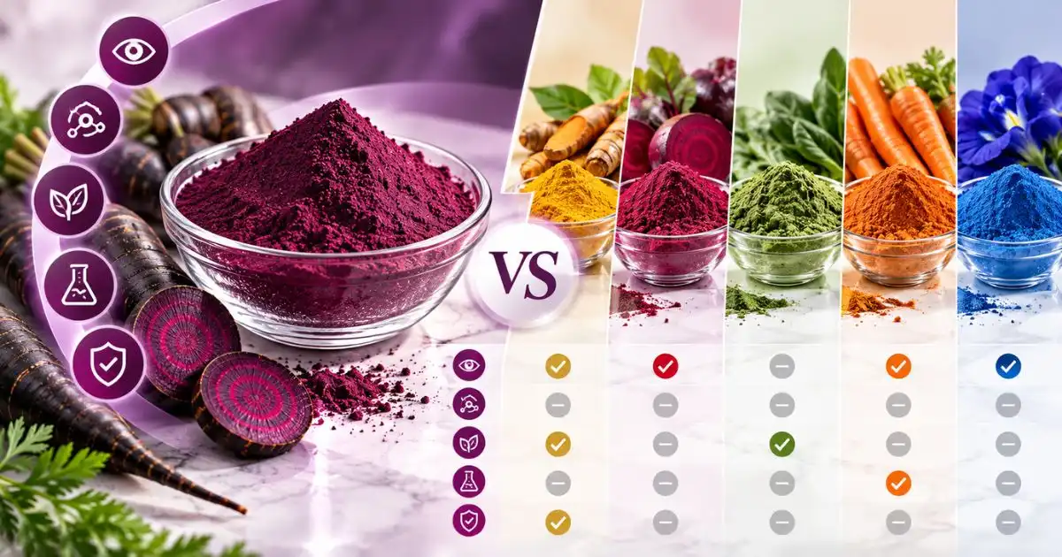 Black Carrot Extract Over Other Natural Colorants