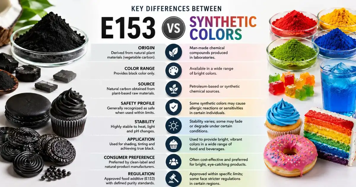 key difference between E153