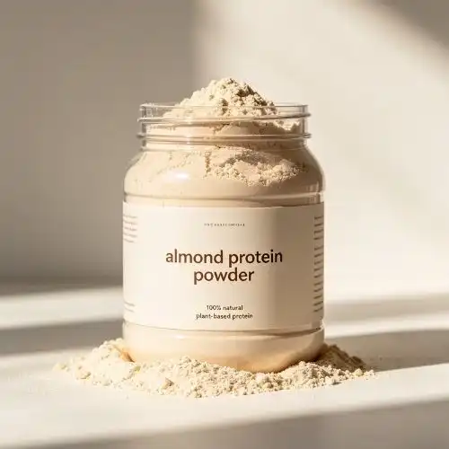 How does almond protein compare to other nuts like walnuts or cashews